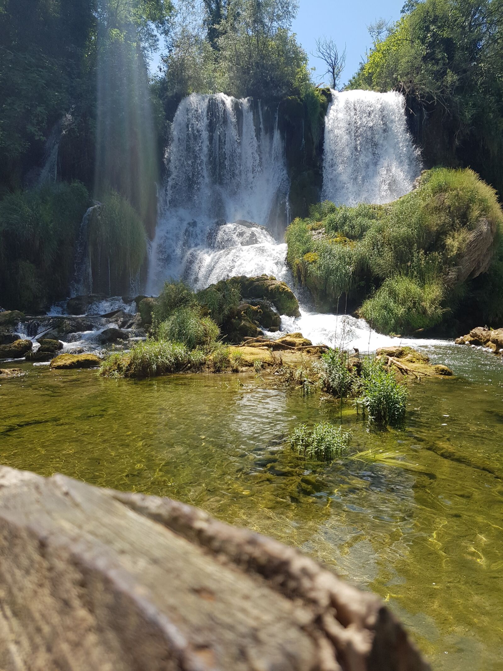 Samsung Galaxy S8 sample photo. Waterfall, forest, nature photography