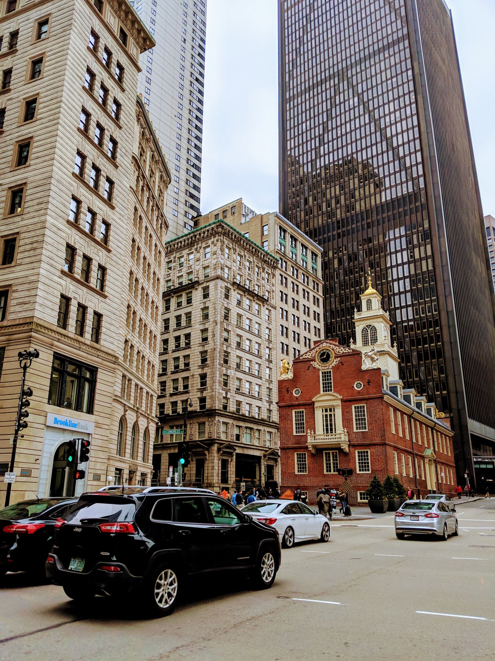Google Pixel 3 sample photo. Boston, downtown, tall buildings photography