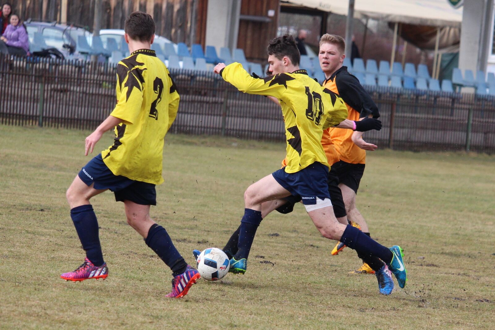 Canon EF-S 55-250mm F4-5.6 IS STM sample photo. Football, fk rajec, youth photography