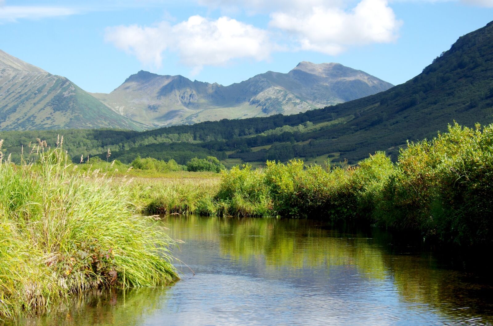 Pentax K-5 sample photo. Lake, mountains, forest photography