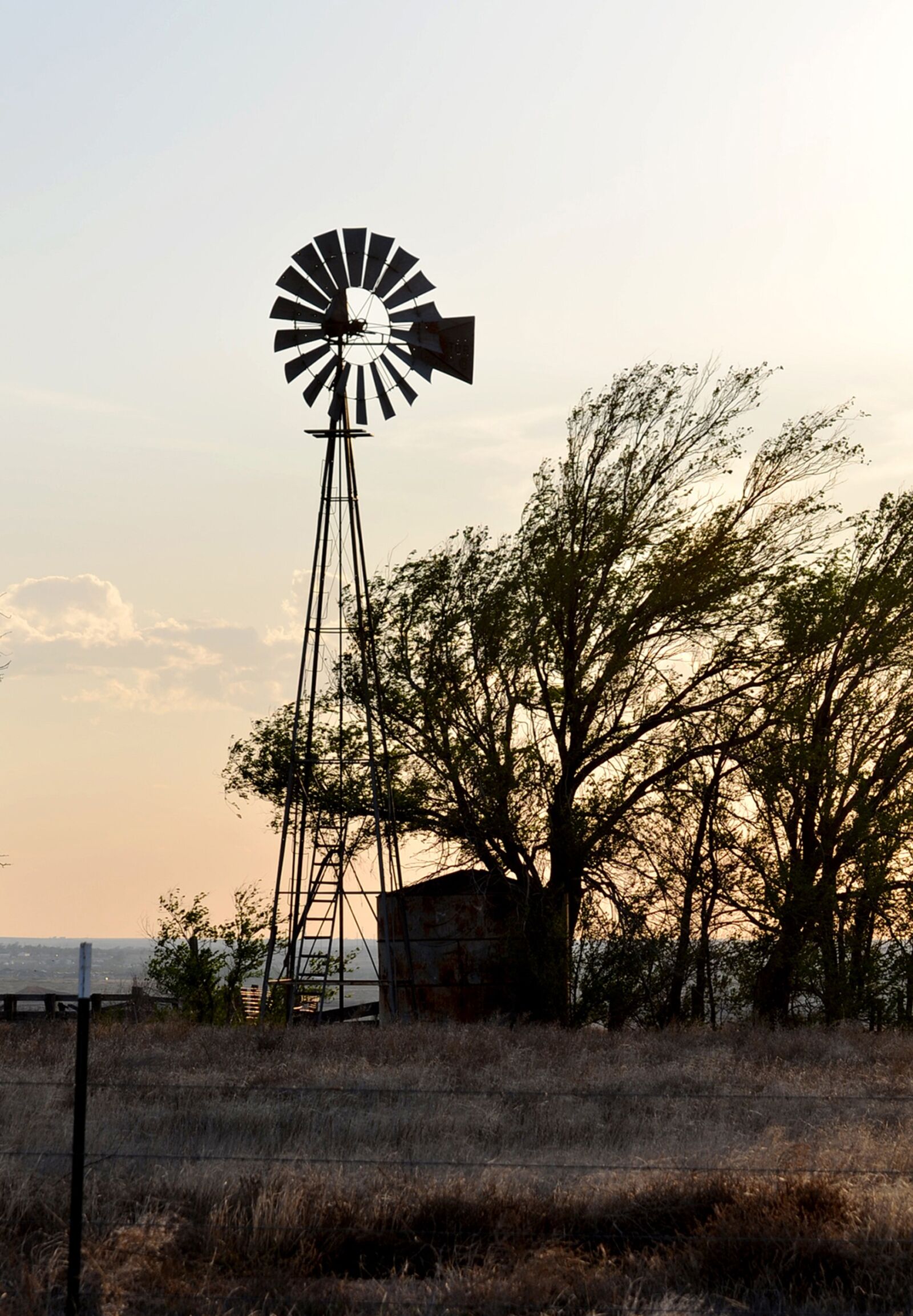 Nikon D7000 sample photo. Windmill, texas, sunset photography
