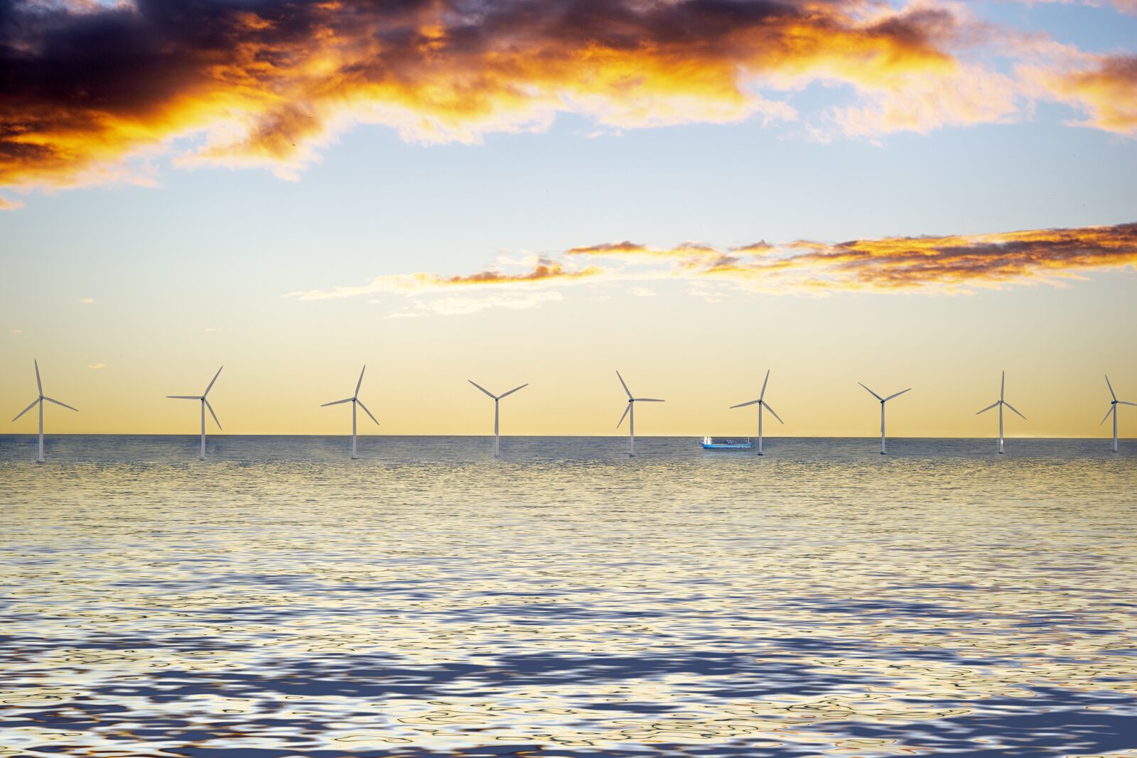 Nikon D3300 sample photo. Park wind farm, sea photography