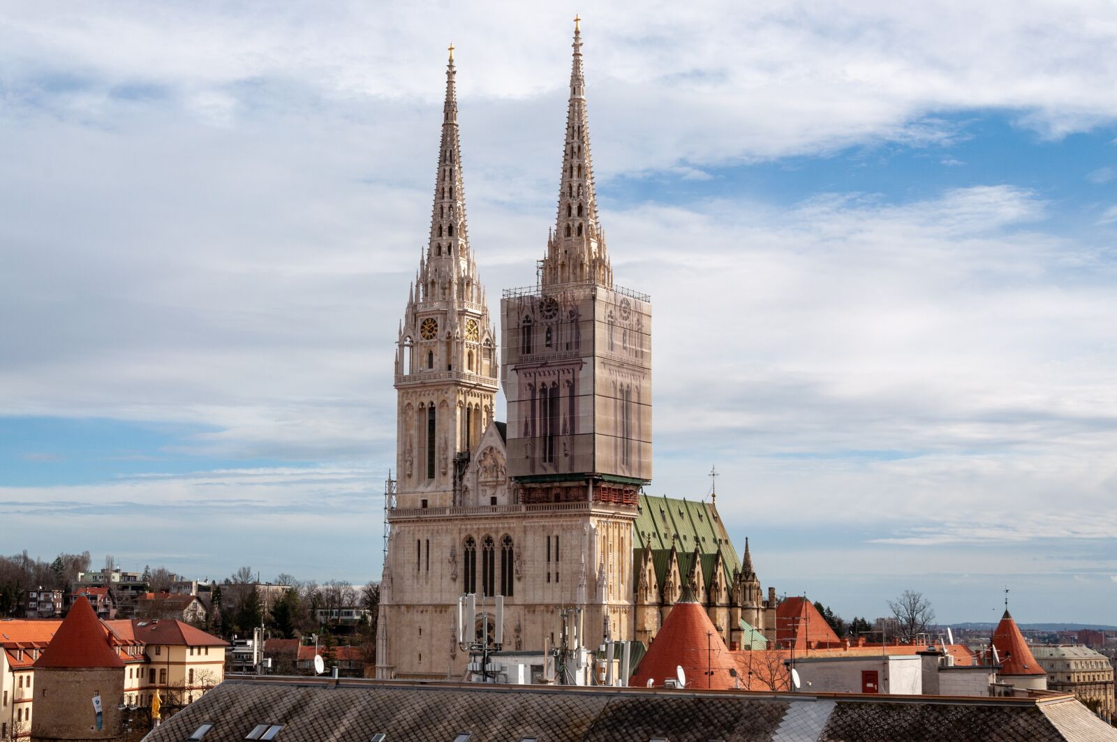 Nikon D90 sample photo. Zagreb, cathedral, architecture photography