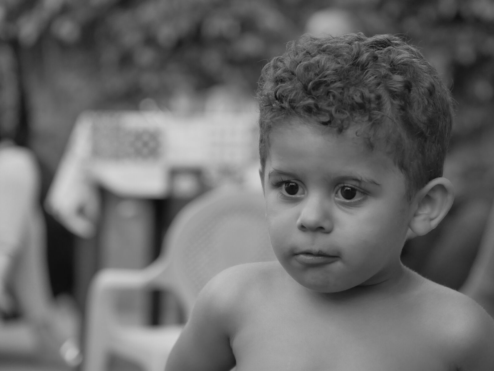 Panasonic DMC-G70 sample photo. Small child, baby, black photography