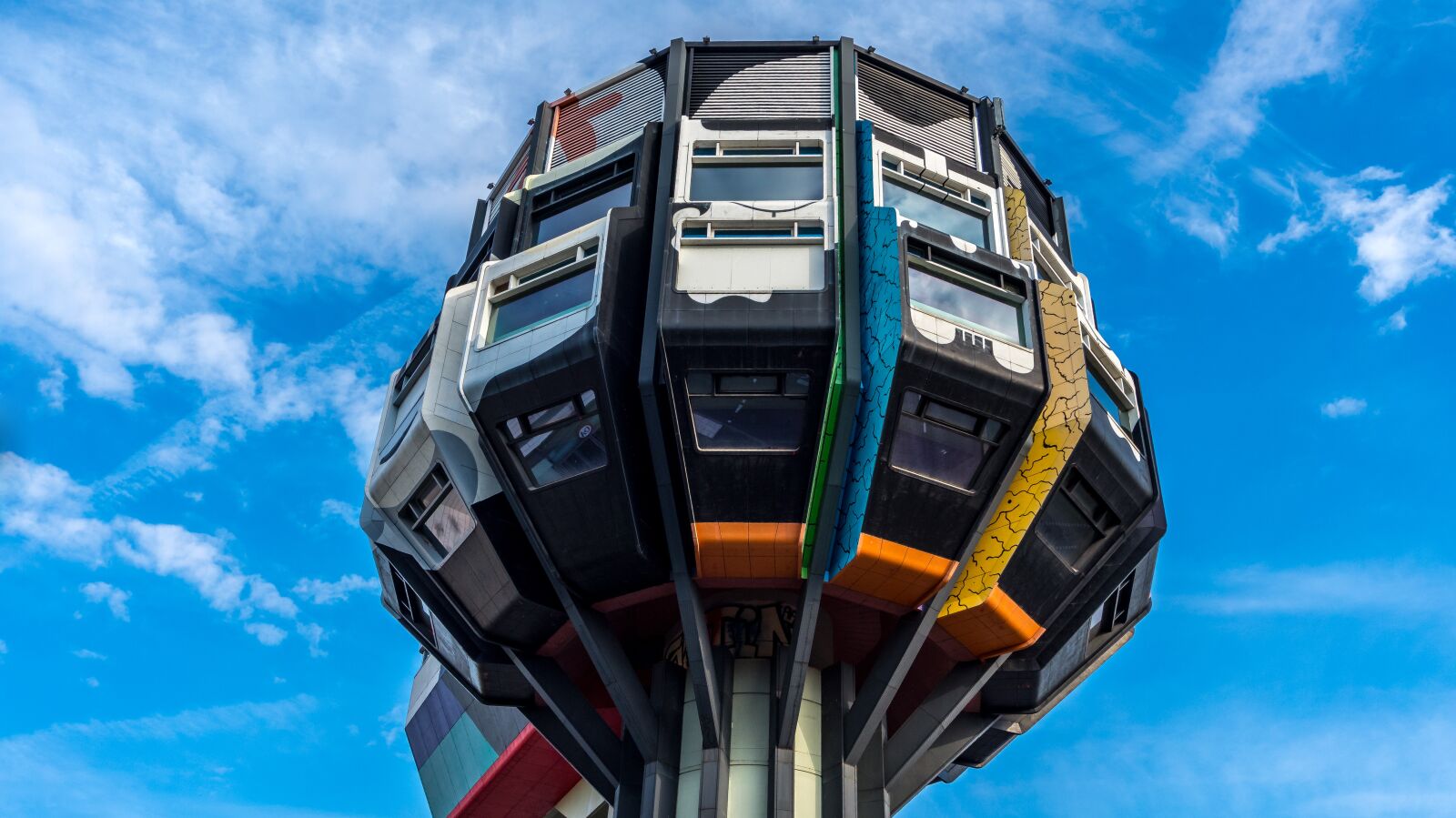 Sony Alpha a5000 (ILCE 5000) sample photo. Sky, tower, colorful photography