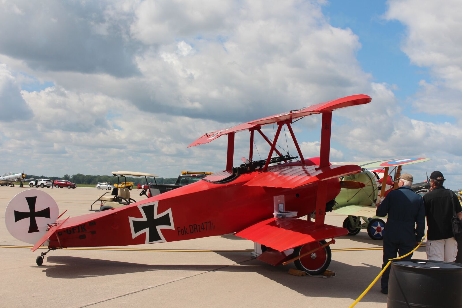 Canon EOS 700D (EOS Rebel T5i / EOS Kiss X7i) sample photo. Fokker, triplane, airshow photography
