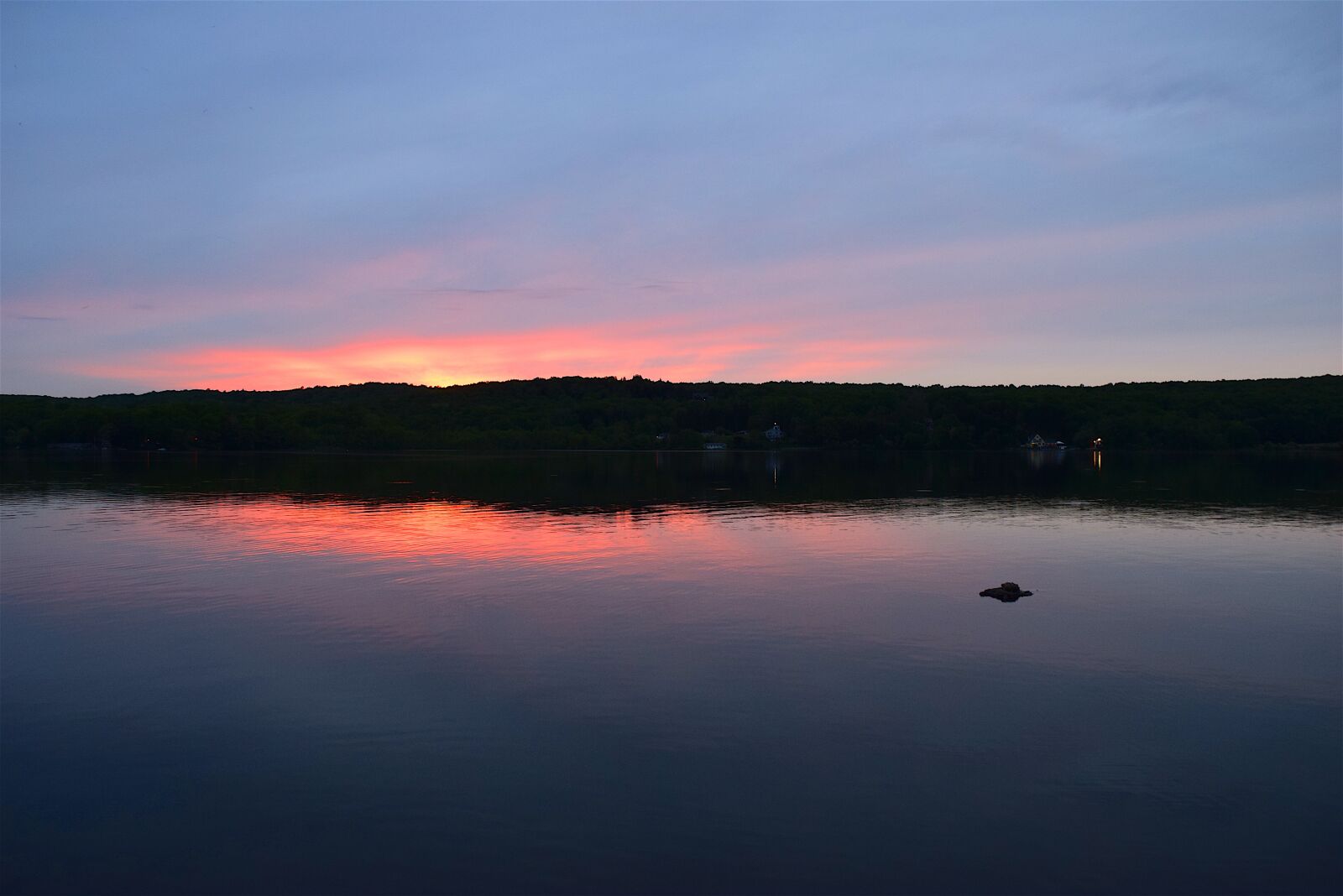 Nikon D3300 sample photo. Lake, sunset, colors photography