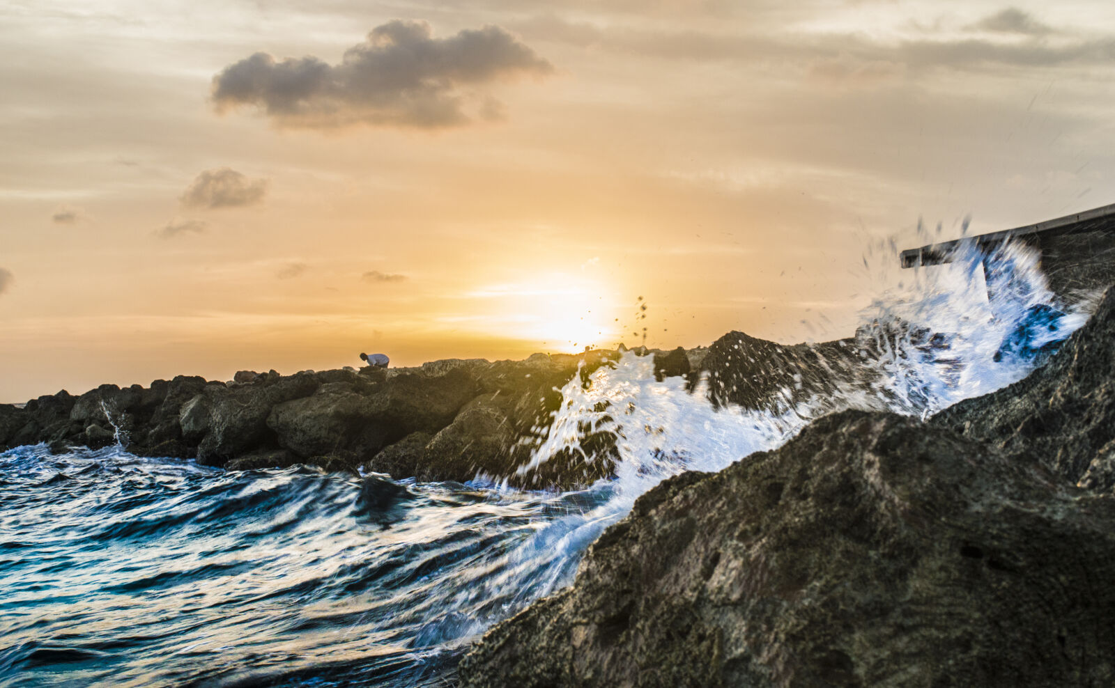 Nikon D3200 sample photo. Sea, sun, sunset photography