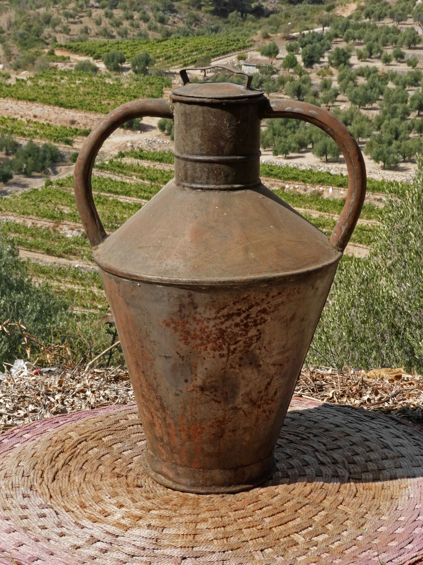 Panasonic DMC-FZ62 sample photo. Jar, oil, old photography
