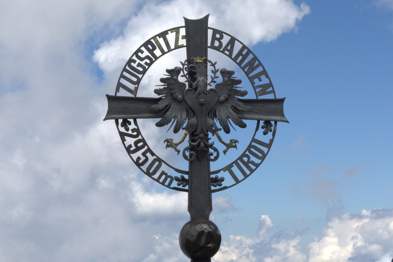 Nikon D5200 sample photo. Zugspitze, metal, cross photography
