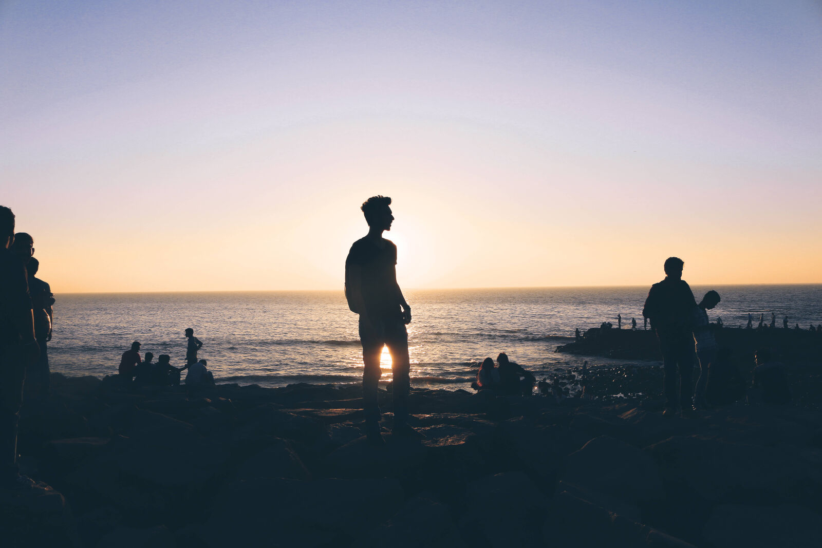 Canon EOS 70D + Canon EF-S 18-55mm F3.5-5.6 IS STM sample photo. Backlit, beach, dawn, dusk photography