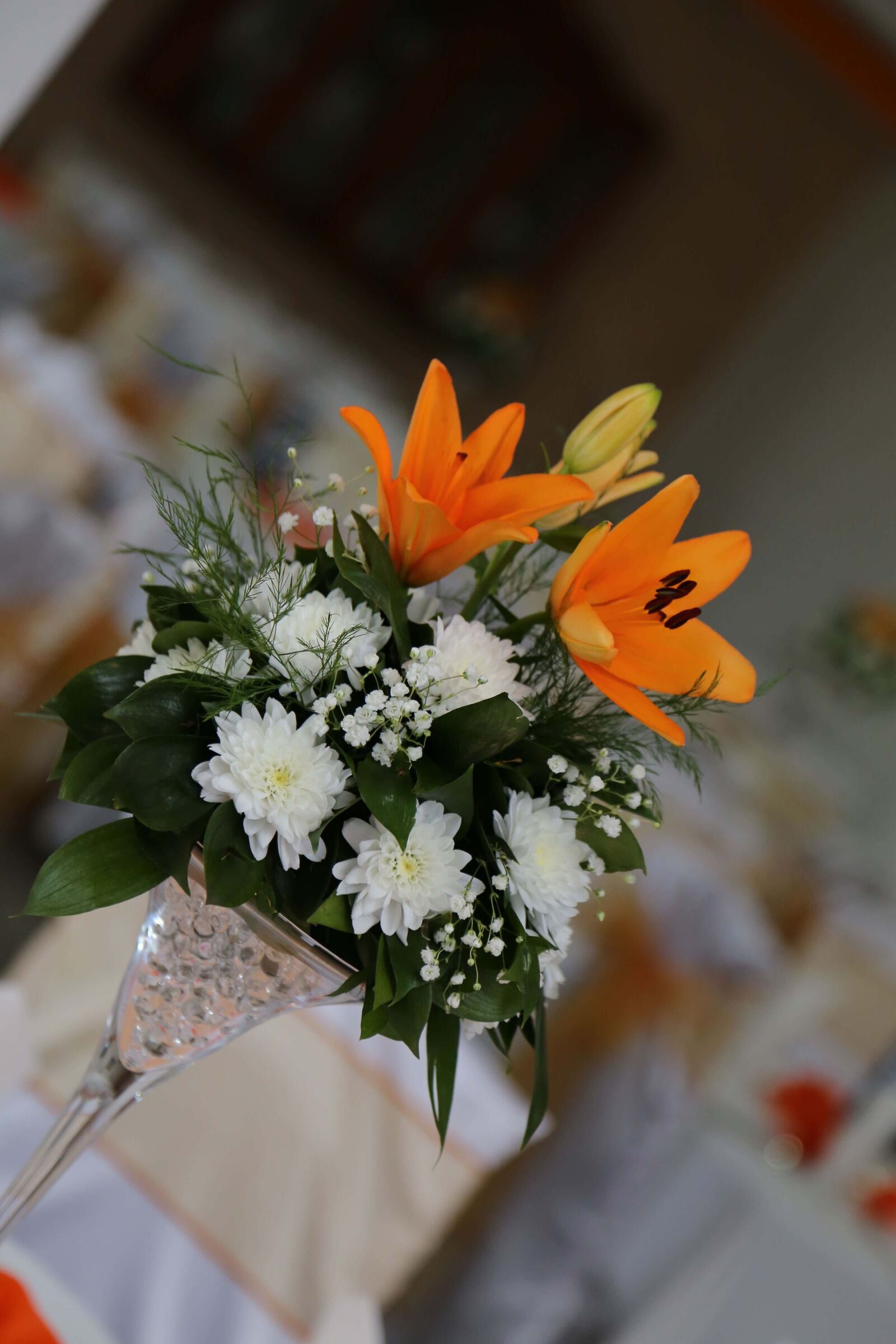 Canon EF 24-105mm F4L IS USM sample photo. Crystal, vase, lily, bouquet photography