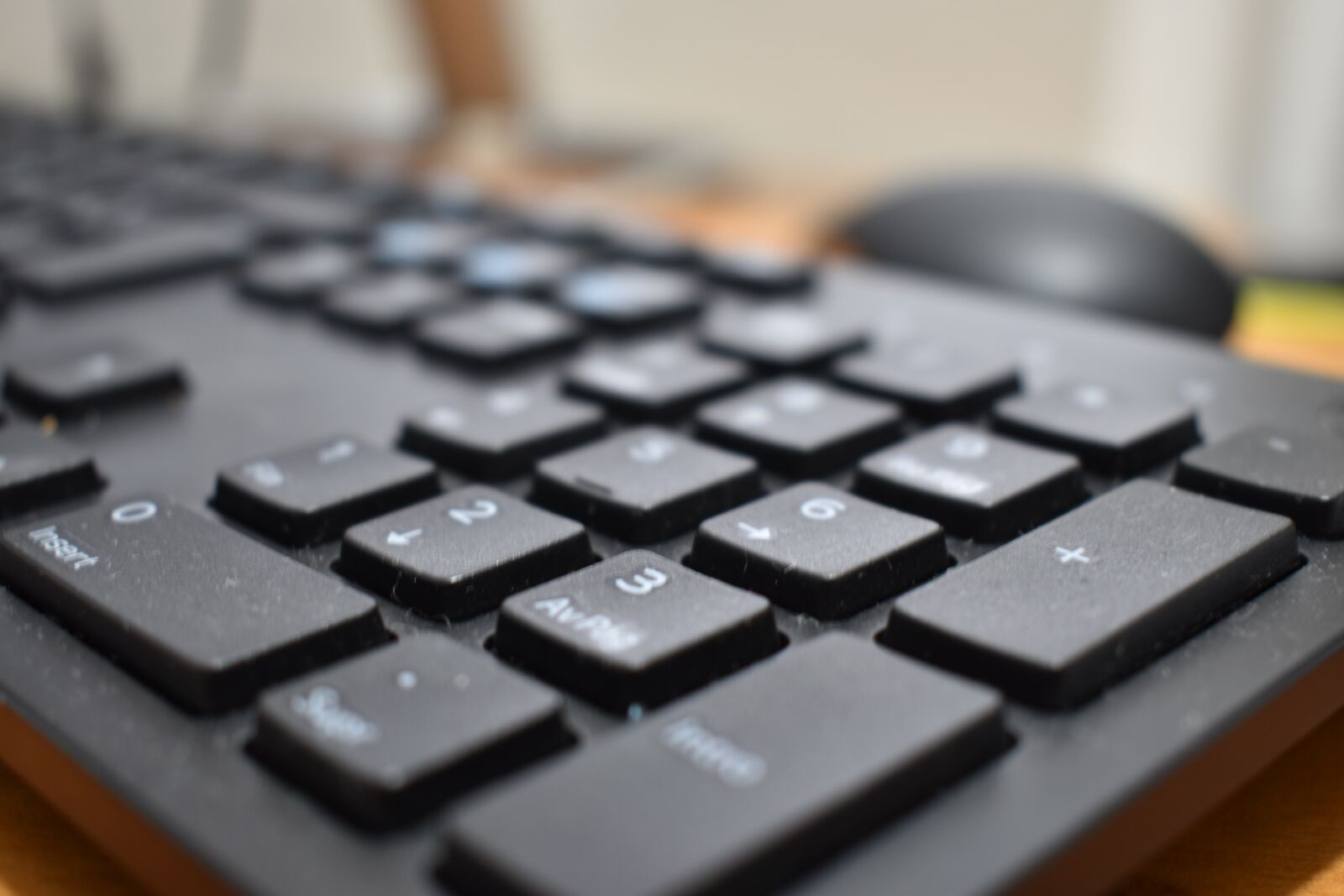 Nikon D5600 sample photo. Keyboard, pc, office photography