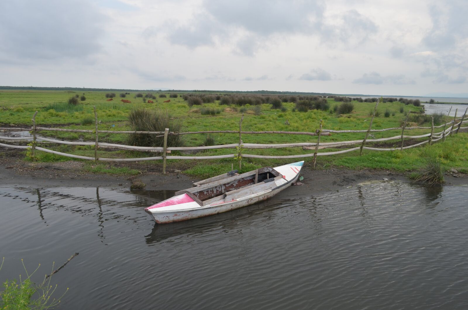 Nikon D5100 sample photo. Nature, lake, boat photography