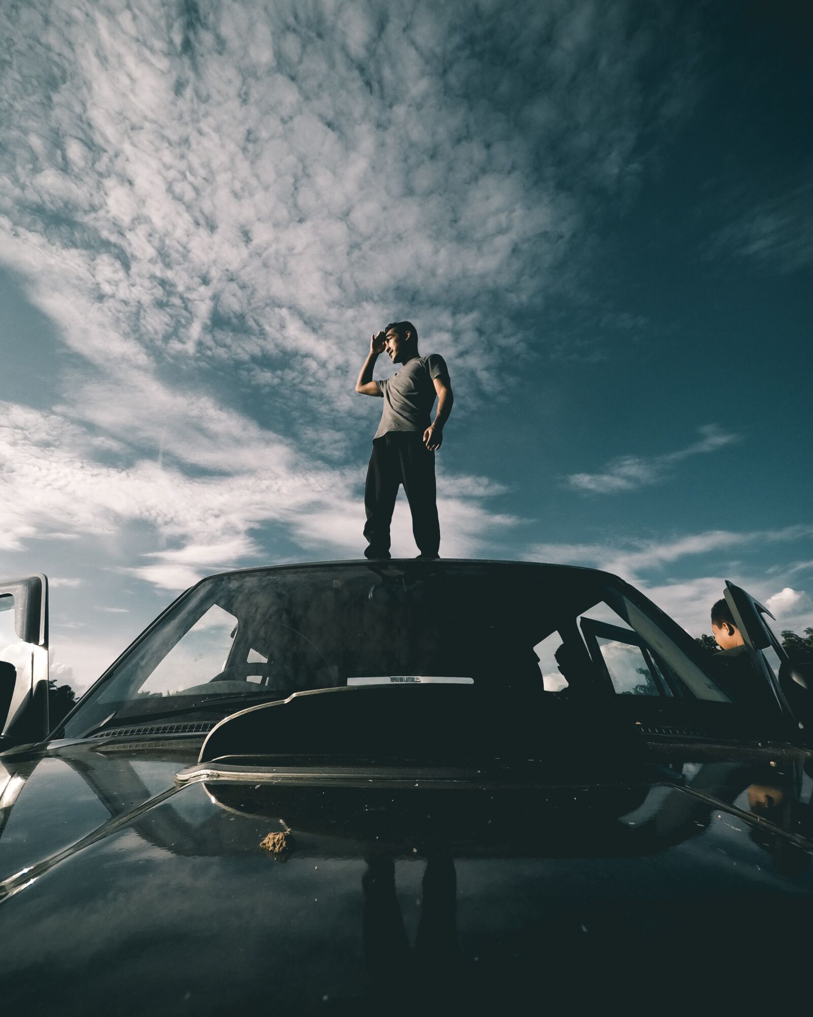 GoPro Hero5 Black sample photo. Boy, man, car photography