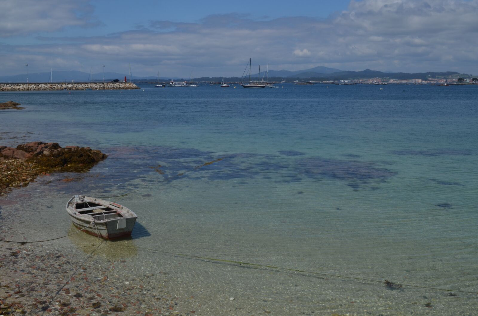 Nikon D5100 sample photo. Sea, ria, clouds photography