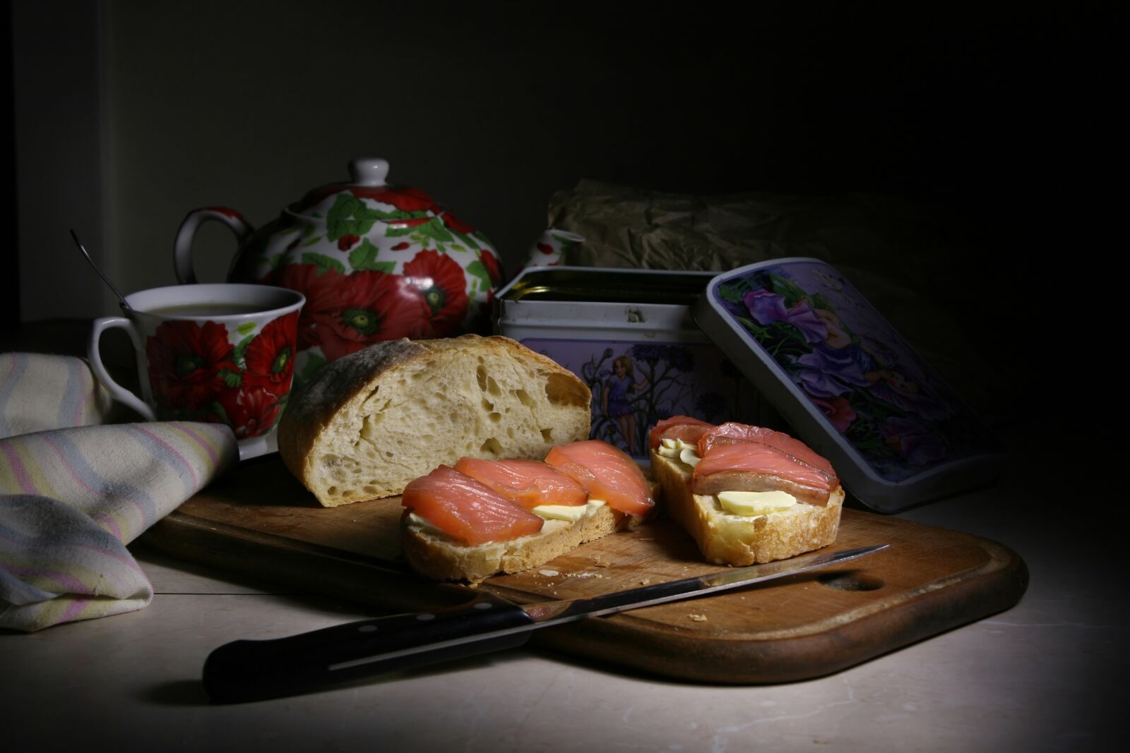 Canon EOS 30D sample photo. Still life with sandwich photography