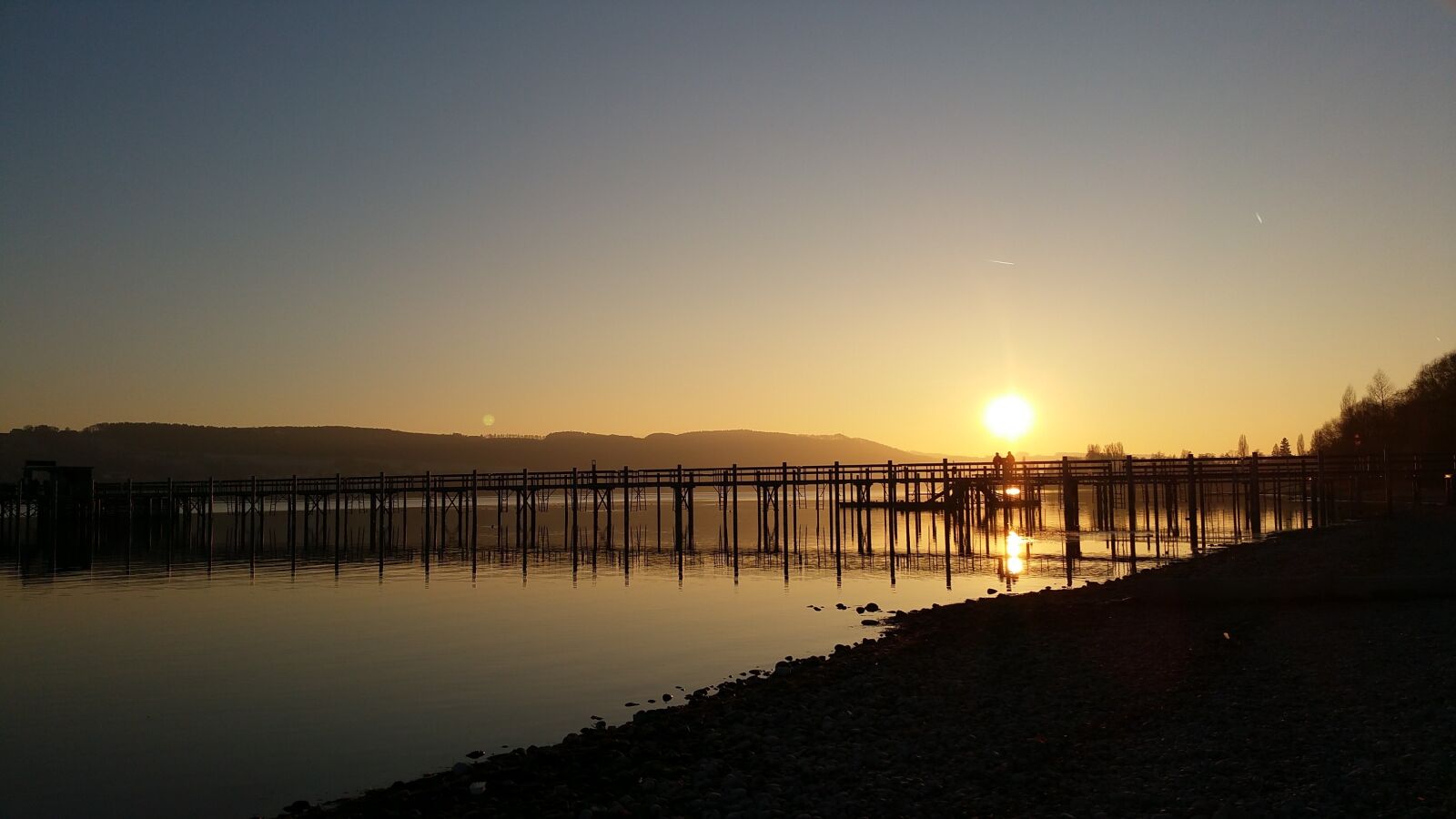 Samsung Galaxy S5 LTE-A sample photo. Lake constance, sunset, water photography