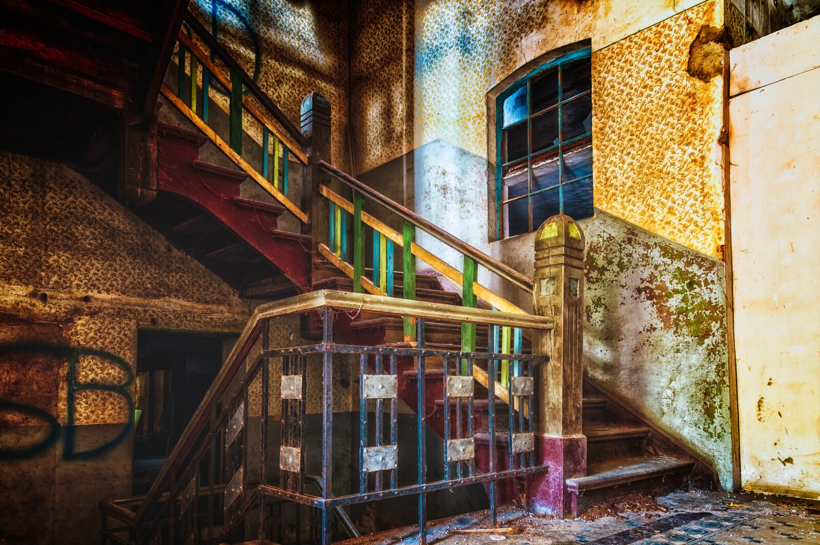 Nikon Z6 sample photo. Lost places, urban, stairs photography