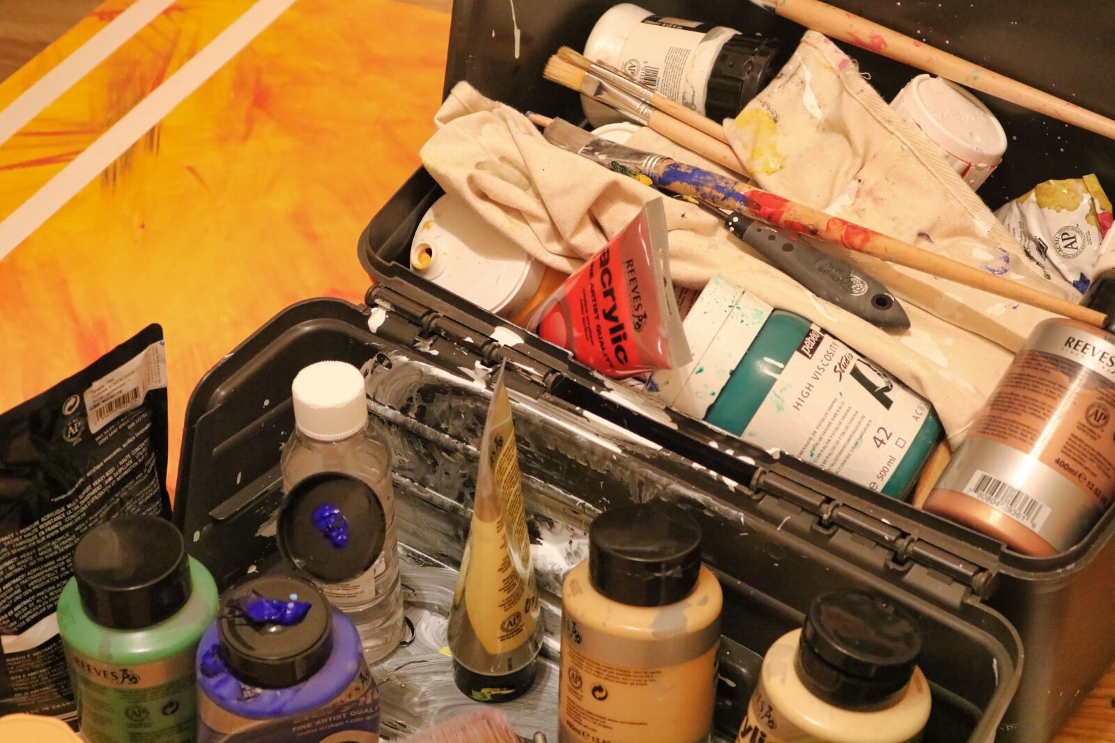 Canon EOS 750D (EOS Rebel T6i / EOS Kiss X8i) sample photo. Paints, painting, acrylics photography