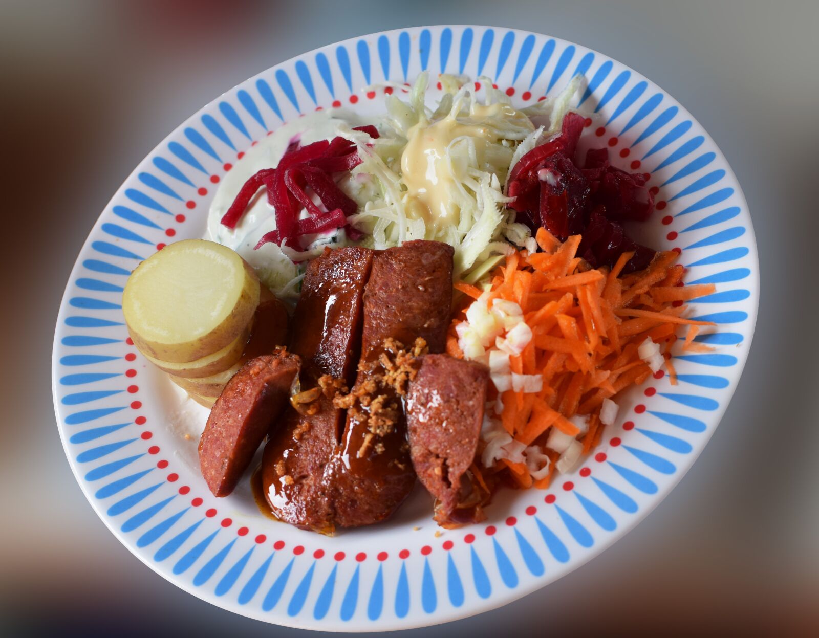 Nikon D5300 sample photo. Sausage, dinner, mat photography