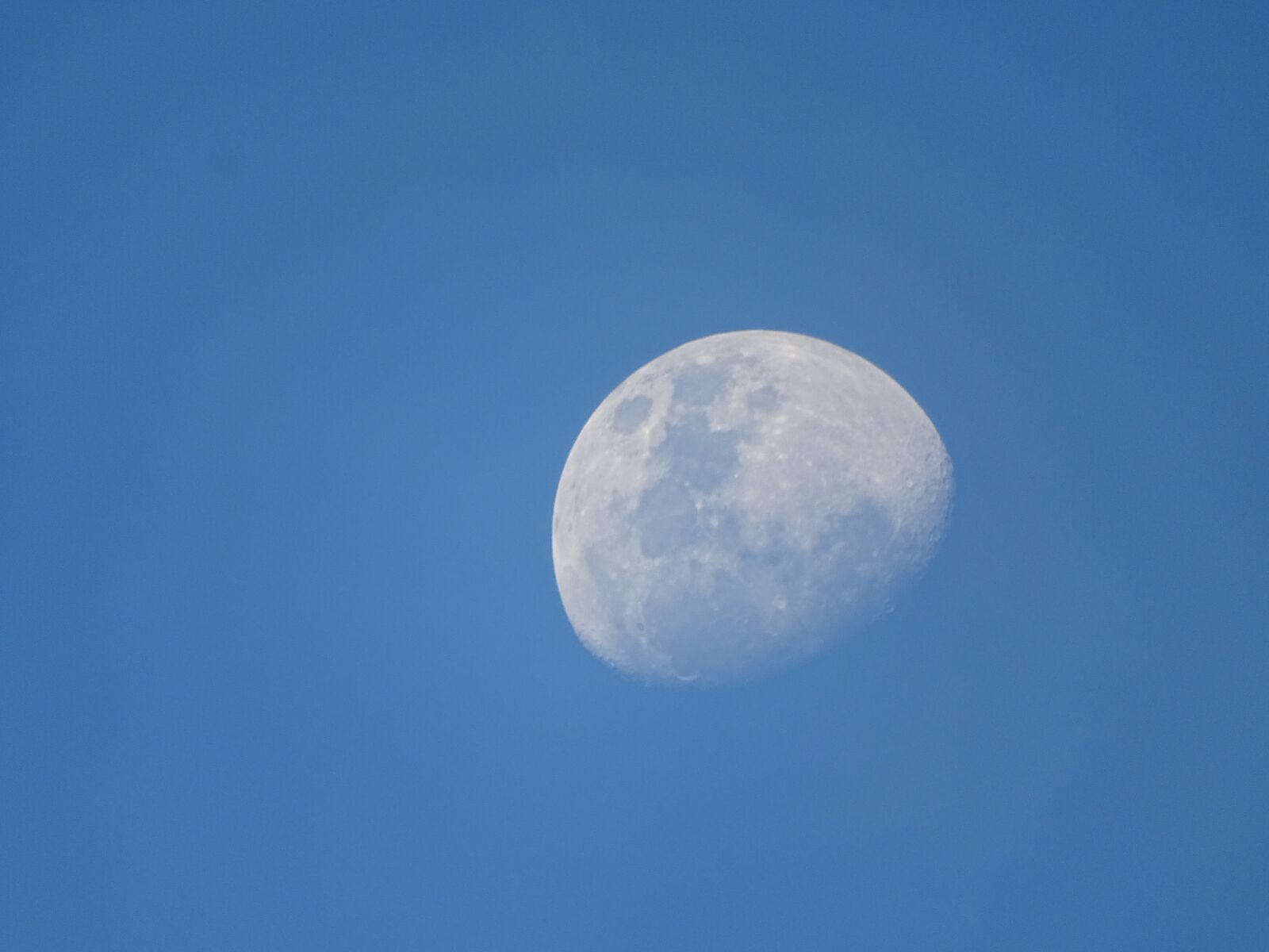 Sony DSC-HX400 sample photo. Moon, blue sky, nature photography
