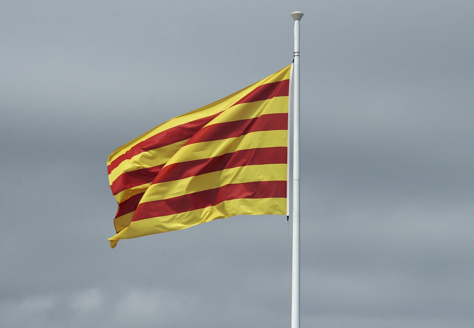 Canon EOS 20D sample photo. Flag, catalunya, symbol photography