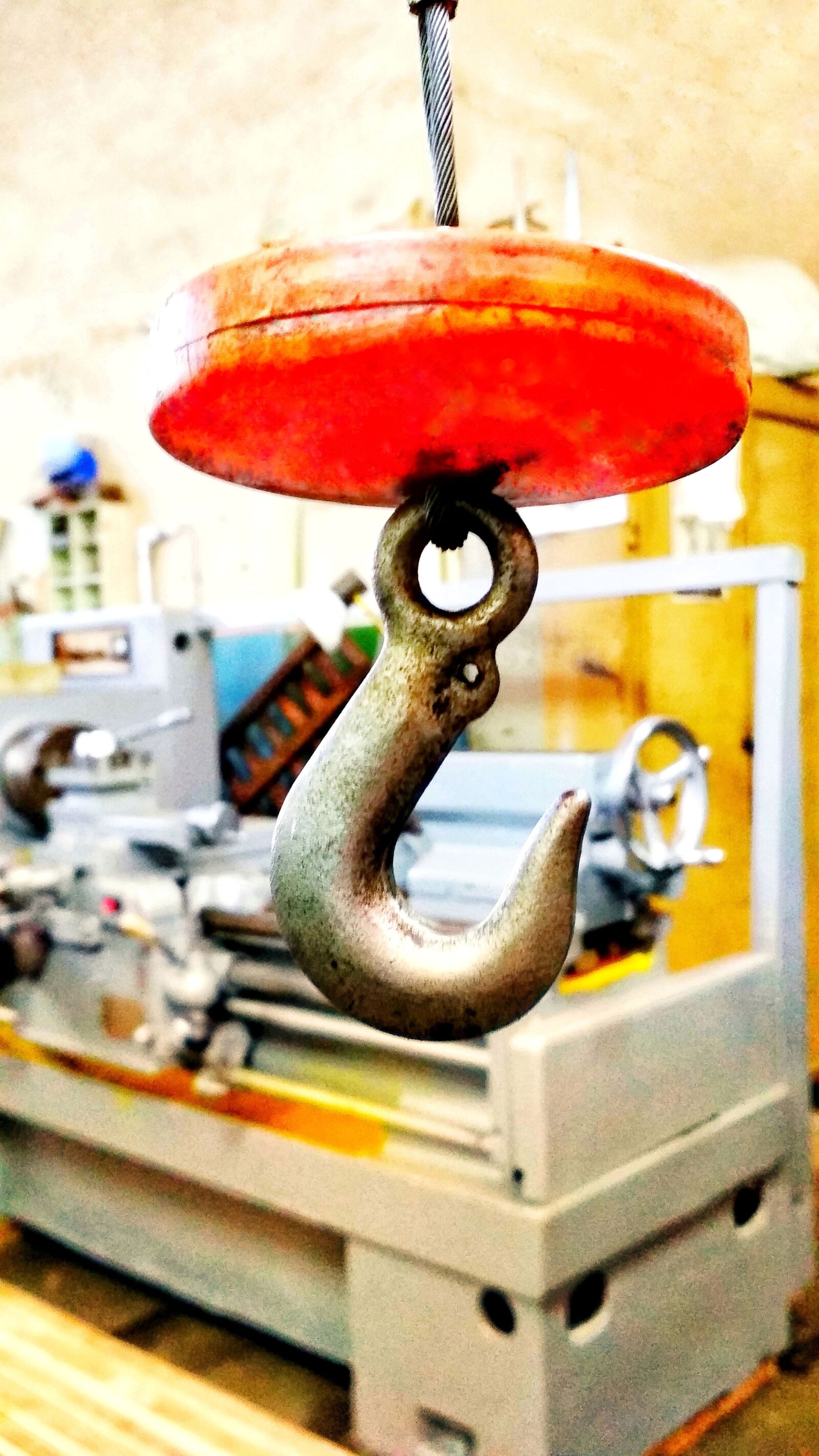 Xiaomi Redmi 4X sample photo. Hook, rope, cargo photography