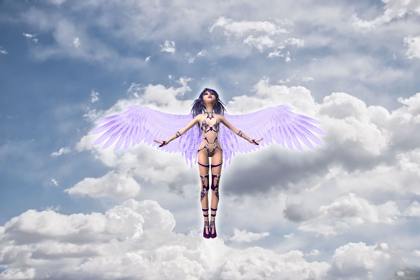 Canon EOS 750D (EOS Rebel T6i / EOS Kiss X8i) sample photo. Fairy, sky, flight photography