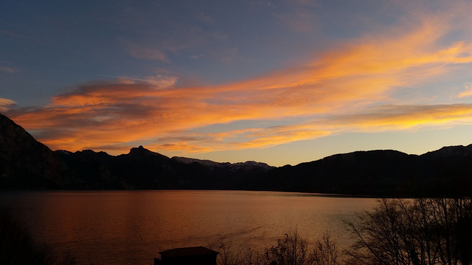 Samsung Galaxy S5 sample photo. Traunsee, abendstimmung, salzkammergut photography