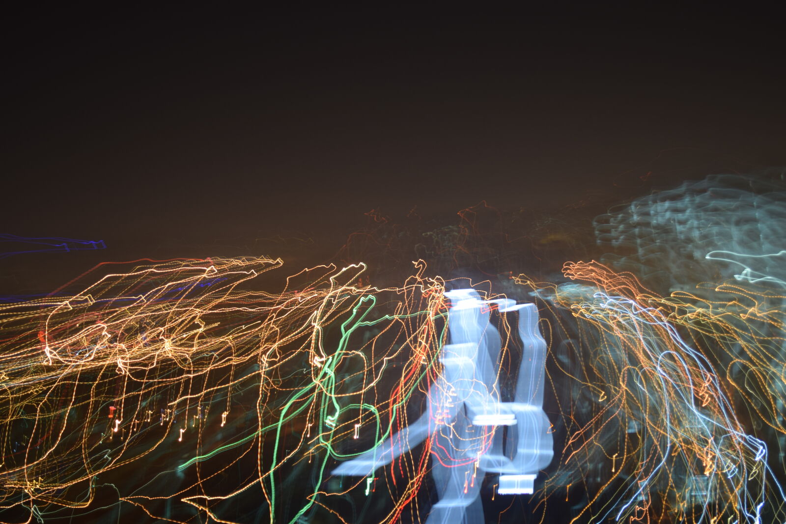 Nikon D5300 sample photo. Light, trails, against, sky photography