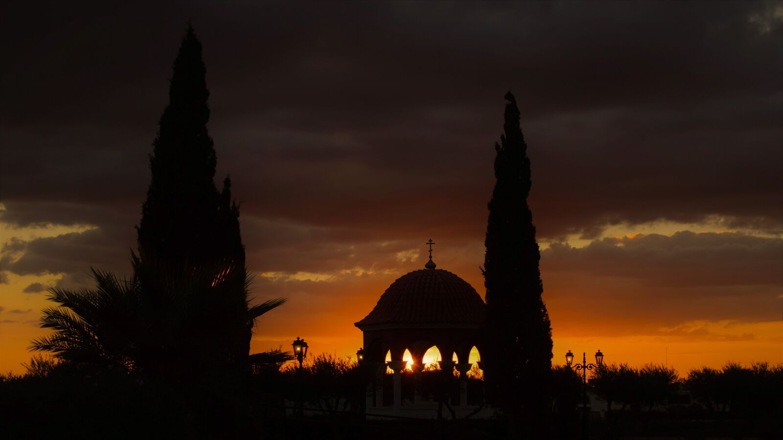 Nikon D3300 sample photo. Chapel, sunset, landscape photography