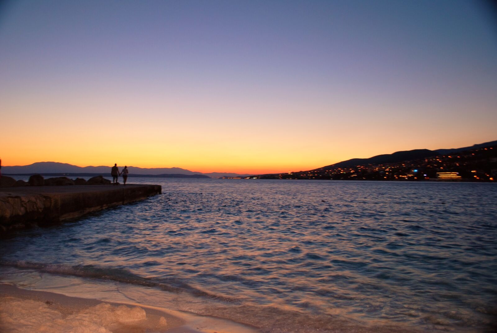 Nikon D3000 sample photo. Croatia, selce, coast photography