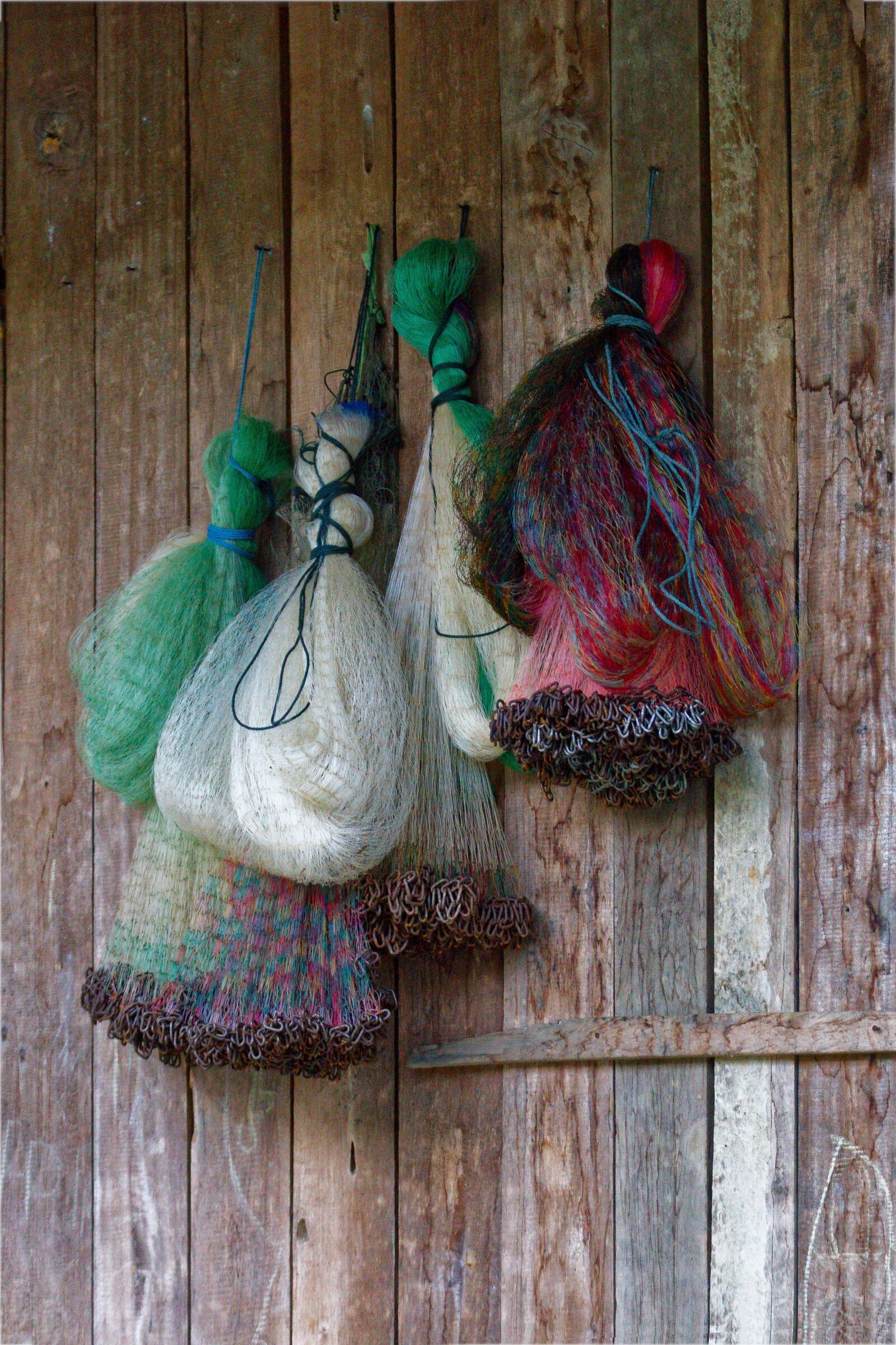 Canon EOS 750D (EOS Rebel T6i / EOS Kiss X8i) sample photo. Fishing nets, hanging, fishing photography