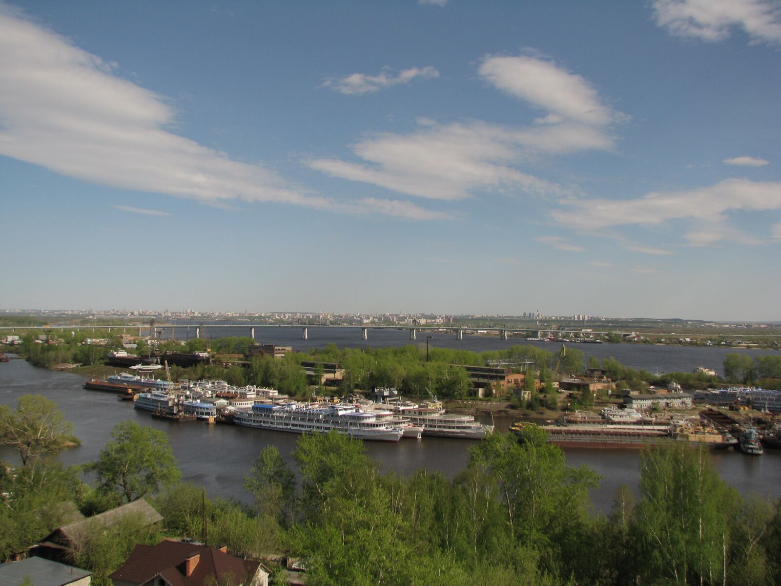 Canon POWERSHOT S5 IS sample photo. R, kama, krasavinsky bridge photography