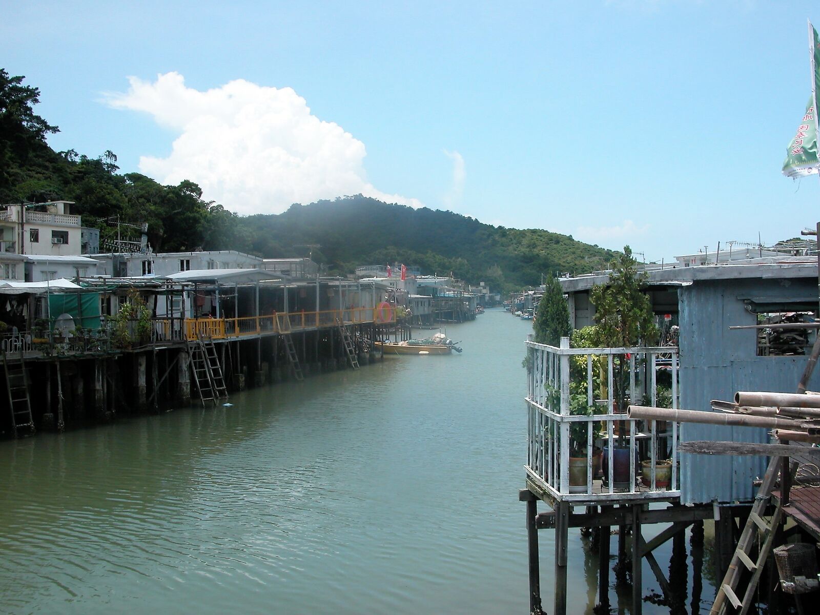 Nikon E5700 sample photo. Canal, fishing, village, stilt photography