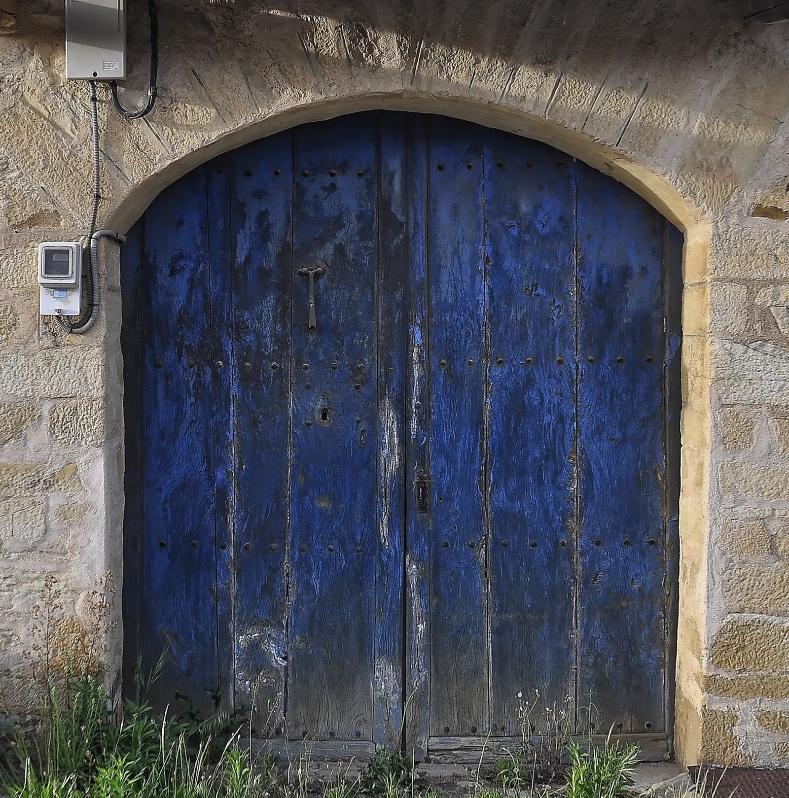 Nikon D5000 sample photo. Door, painted, wood photography