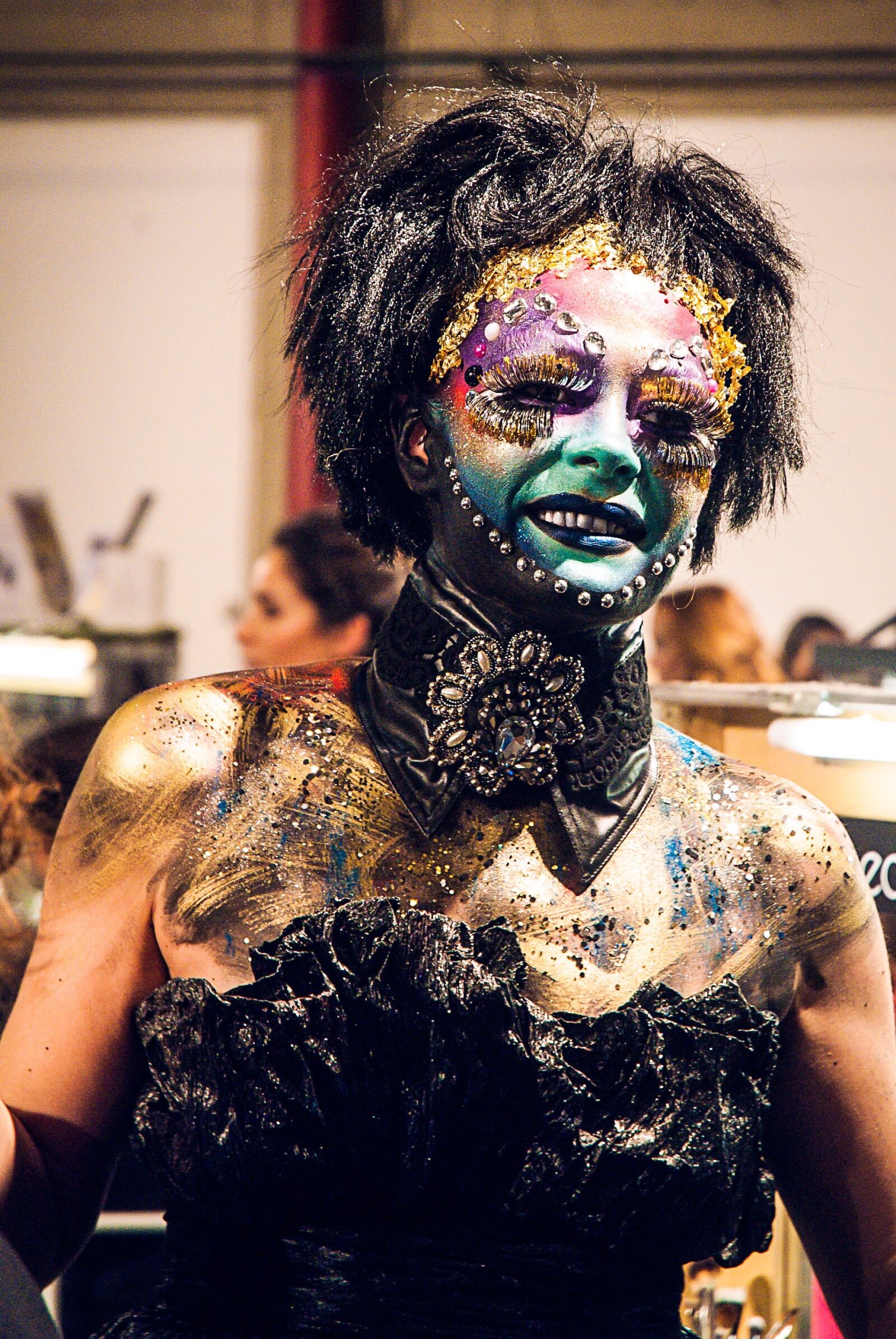 Nikon D200 sample photo. Expocosmética, young, presentation photography