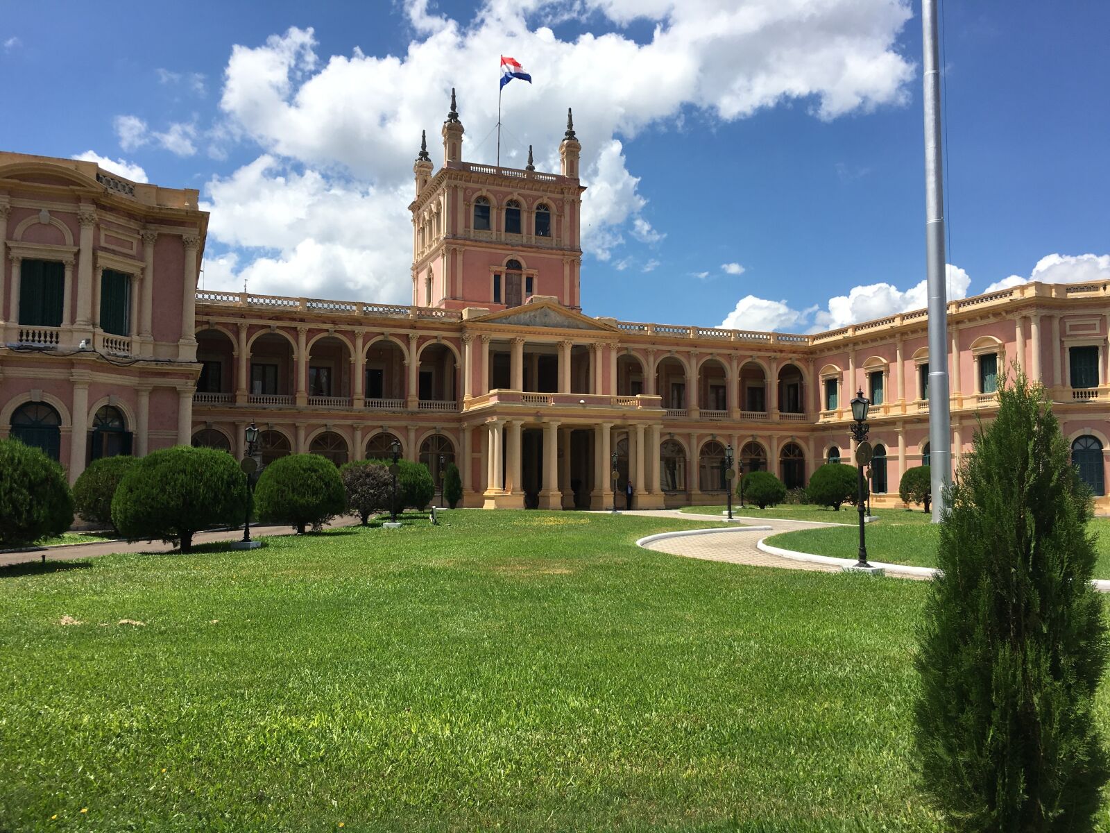 Apple iPhone 6s sample photo. Paraguay, presidential palace, palace photography