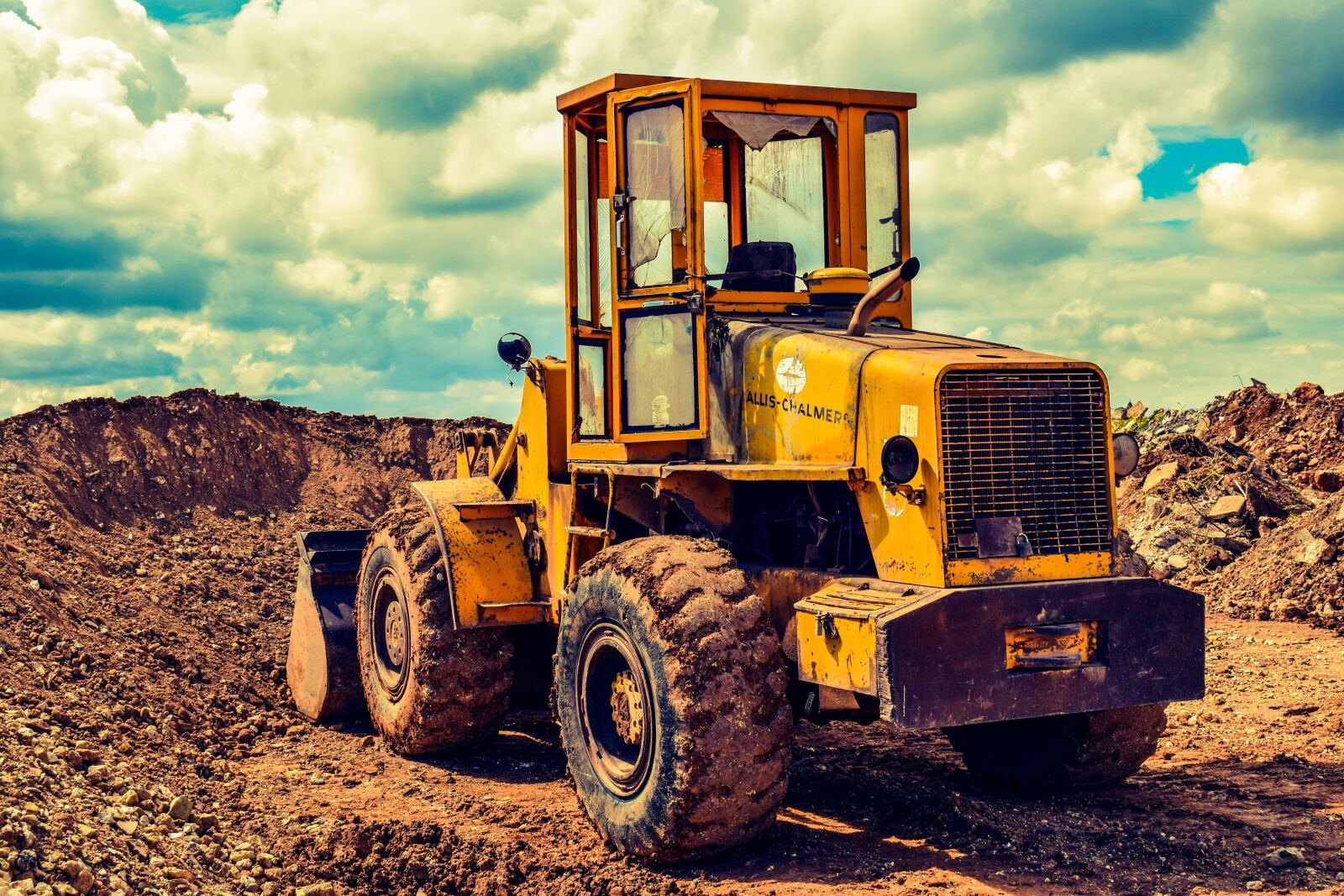 Nikon D3300 sample photo. Bulldozer, heavy machine, equipment photography
