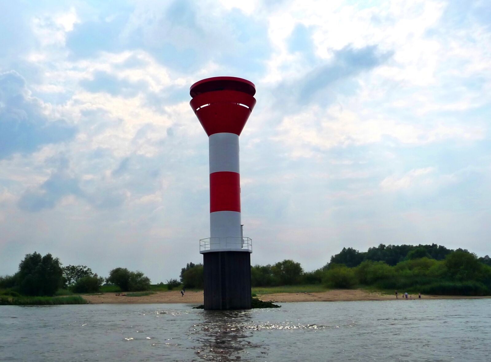 Panasonic Lumix DMC-TZ5 sample photo. Elbe, beacon, lighthouse photography
