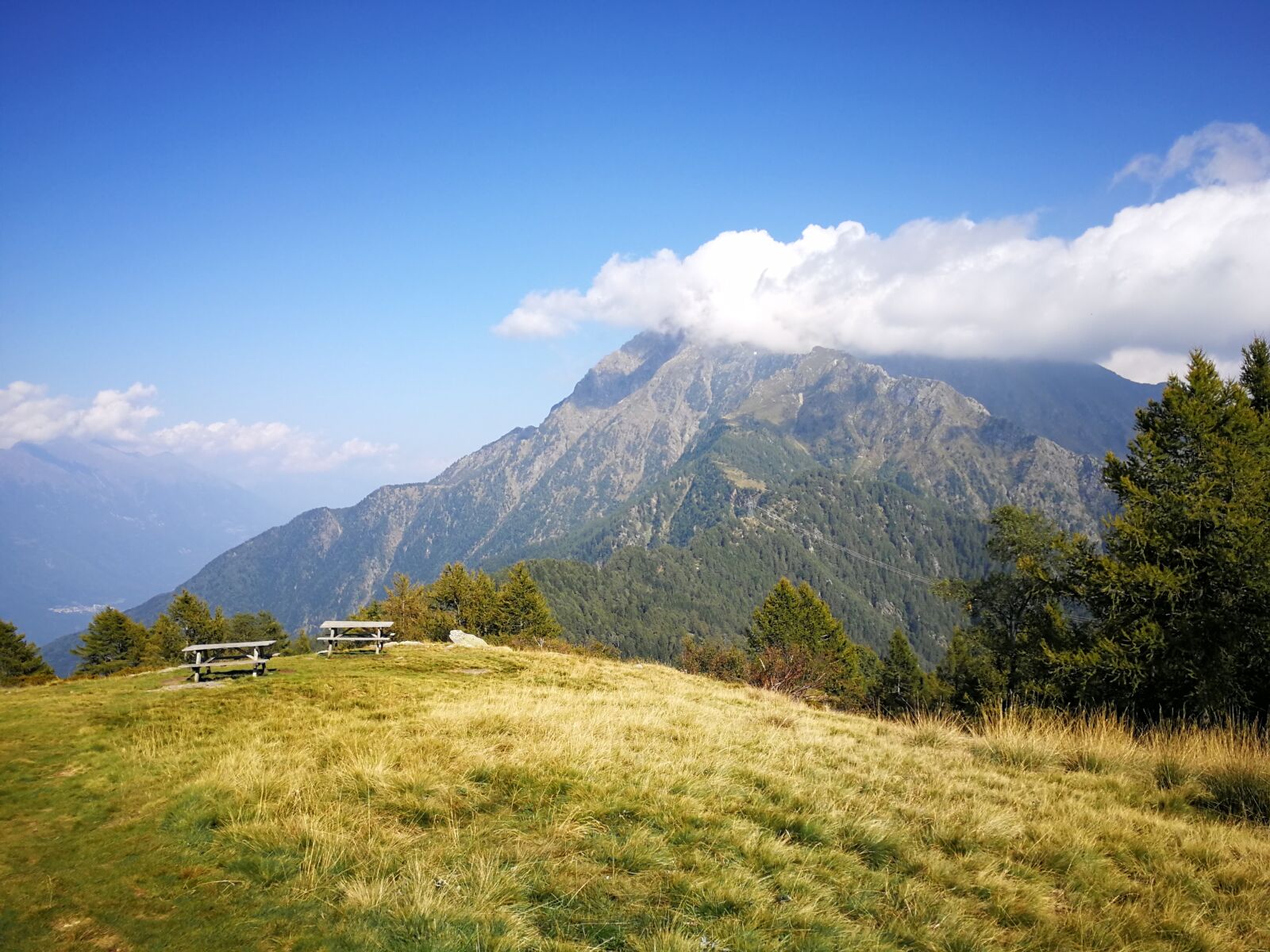 HUAWEI P10 sample photo. Mountain, monte legnone, meadow photography