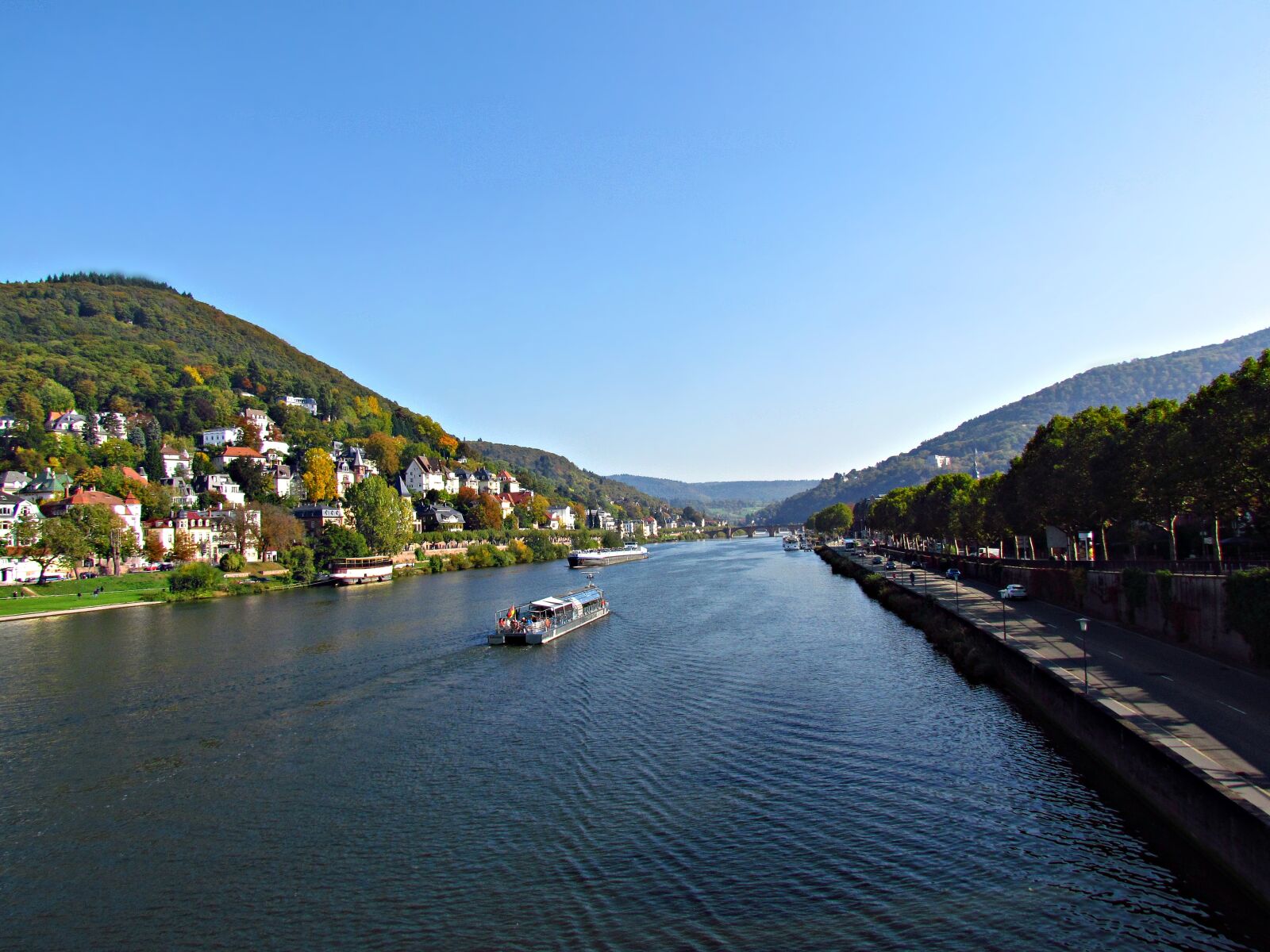 Canon PowerShot SX30 IS sample photo. Rhine, river, ship photography