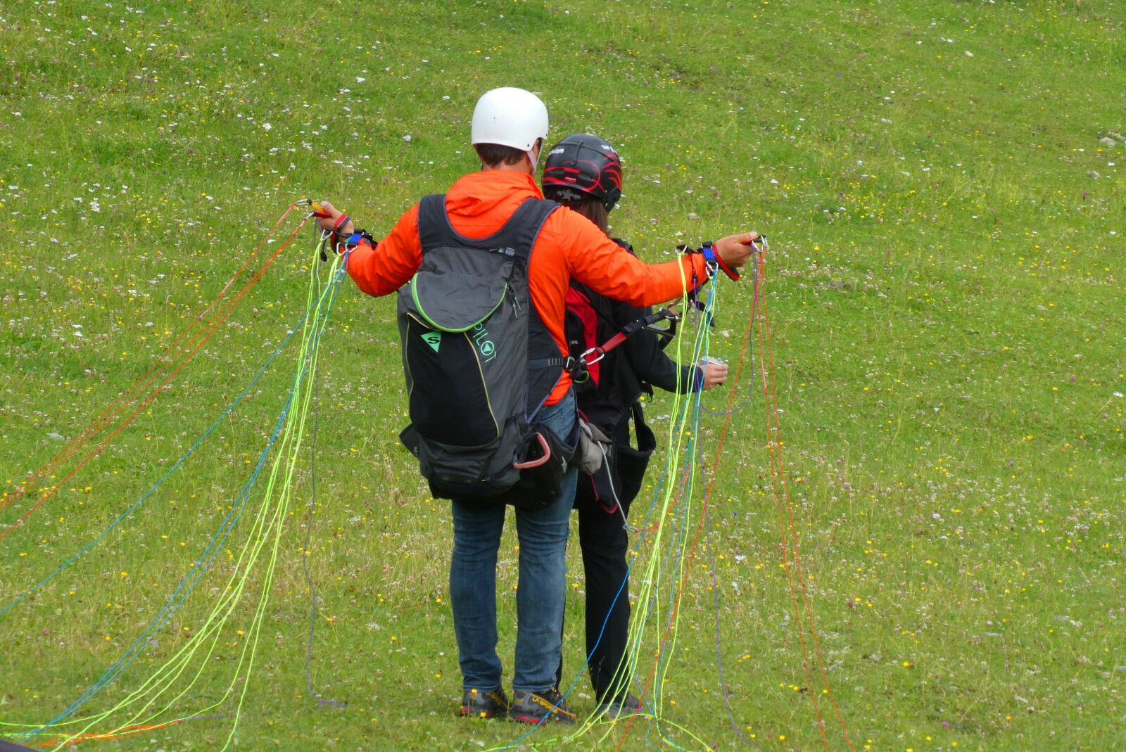 Panasonic Lumix DC-ZS70 (Lumix DC-TZ90) sample photo. Tandem jump, paragliding, sports photography