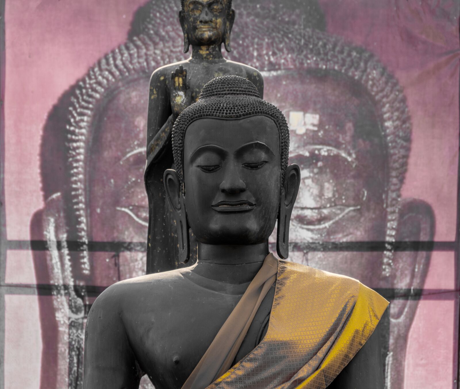 Nikon D5600 sample photo. Buddha, statue, meditation photography