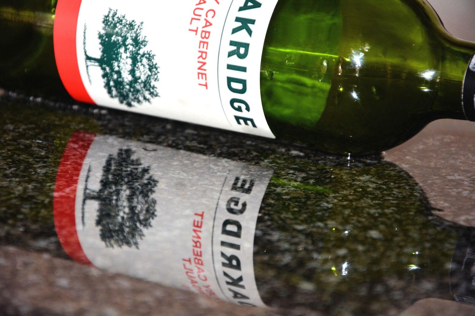 Nikon D5200 sample photo. Red wine, empty bottle photography
