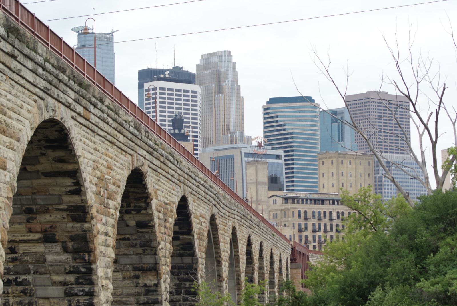 Sony Alpha DSLR-A300 sample photo. Minneapolis, bridge, mississippi photography