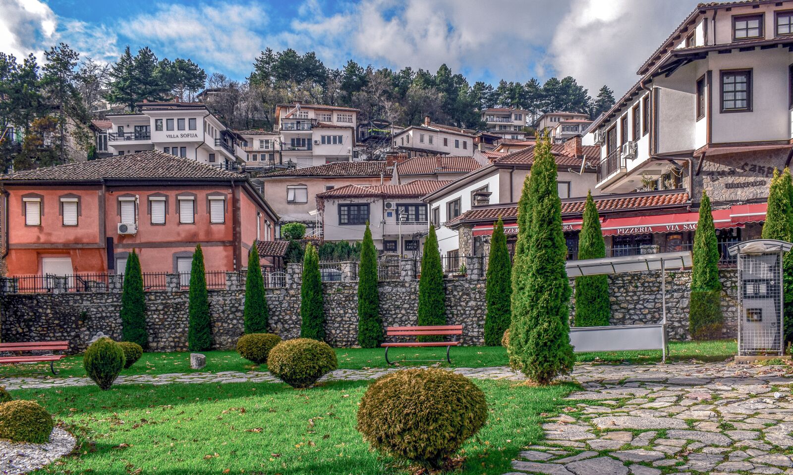 Nikon D3300 sample photo. Ohrid, north macedonia, town photography
