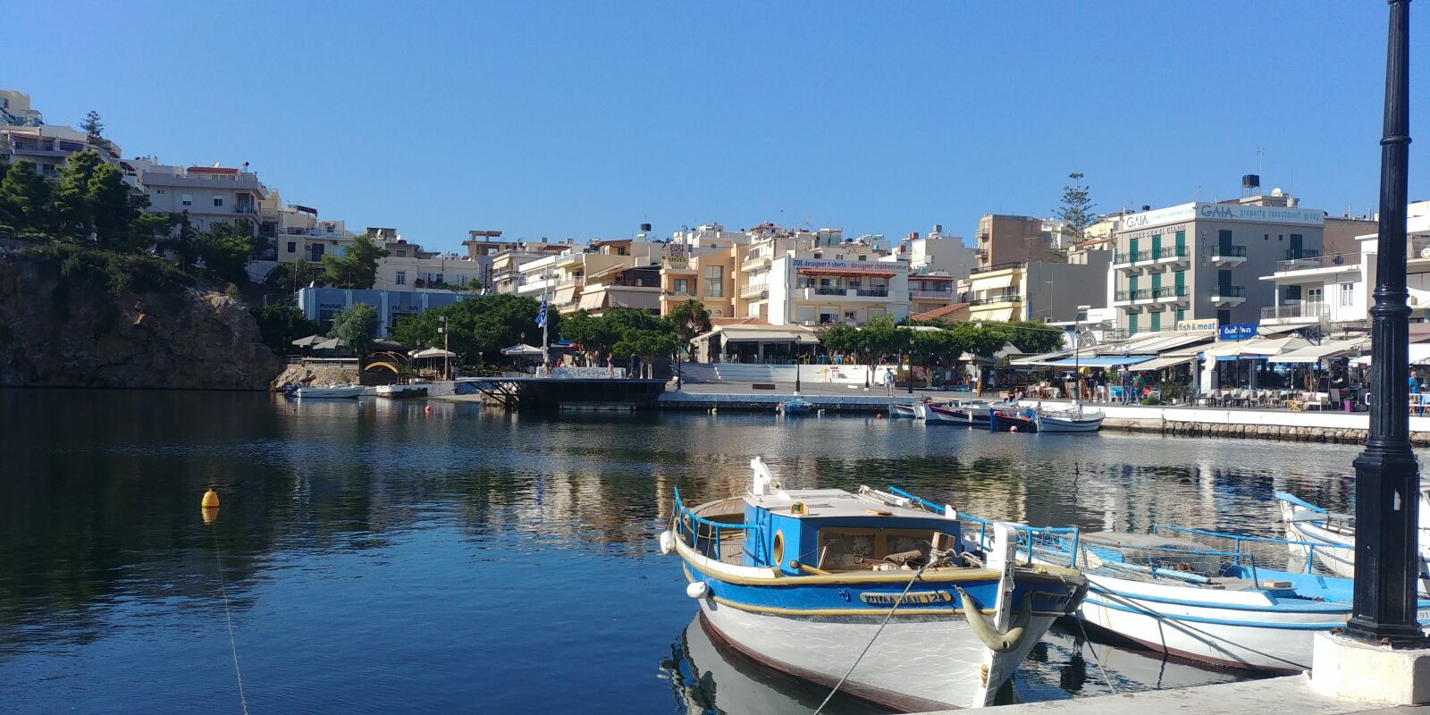 LG G6 sample photo. Agios nikolaos, crete, holiday photography