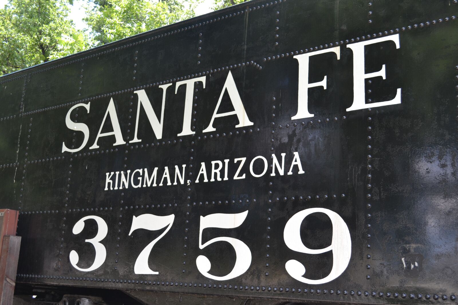 Nikon D3100 sample photo. Santa fe, tren, vintage photography